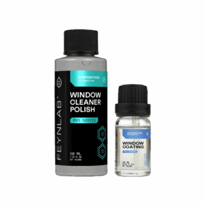 Window cleaner polish kit