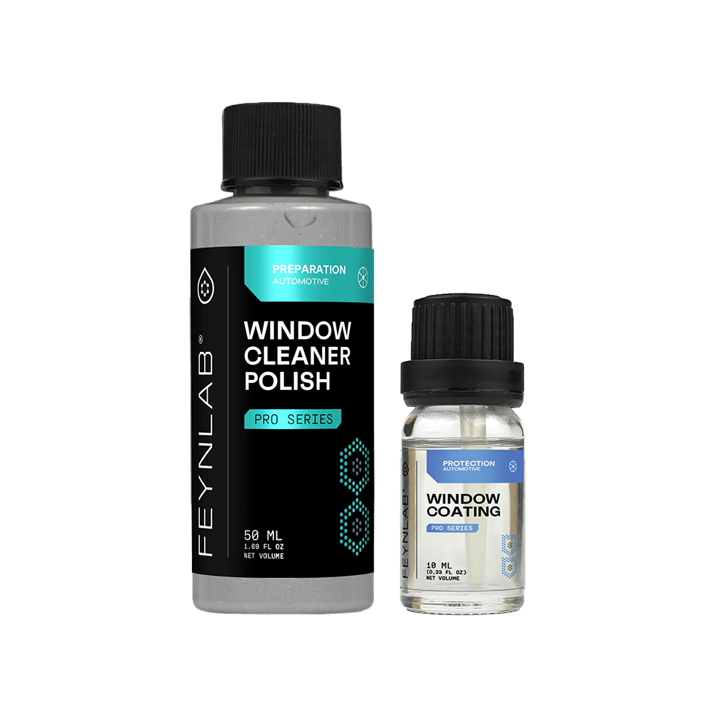 Window cleaner polish kit
